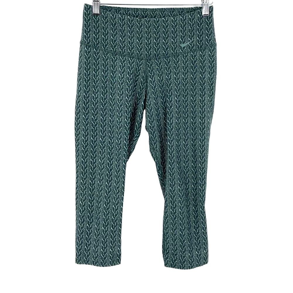 Nike Women's Leggings XS Dri-Fit Cropped‎ Geometric Workout